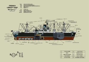 Liberty Ship Français - vue intérieure